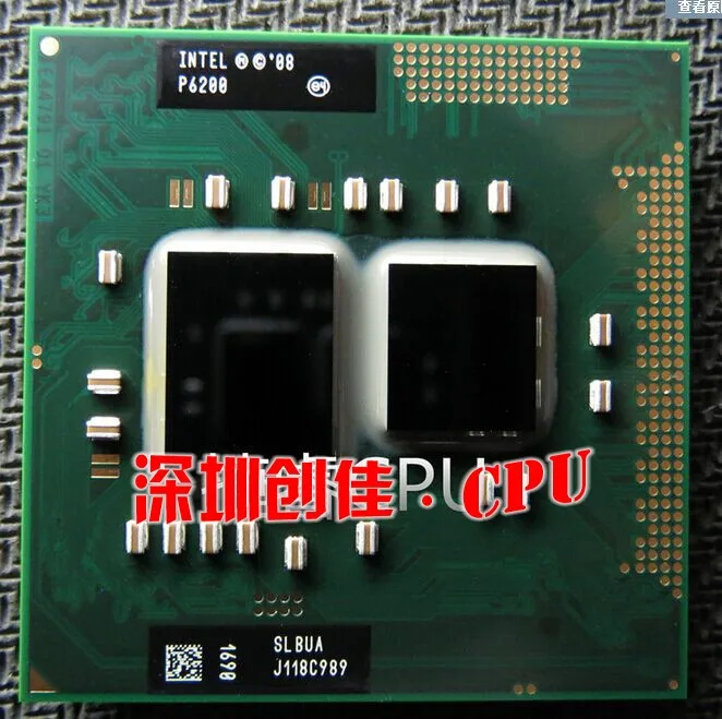 Процессор Intel Pentium P6200 3M кэш-память, 2,13 ГГц Поддержка HM55 ноутбук процессор