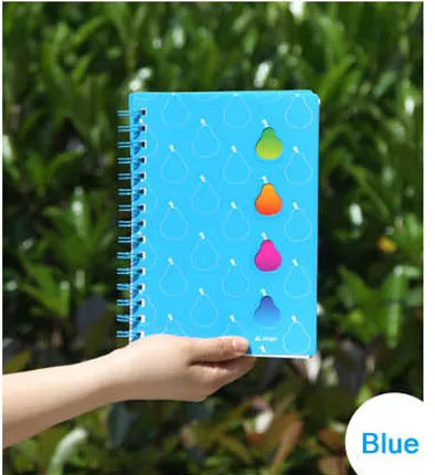 Perfect Gift Cute spiral notebook paper A6 A5 120 sheets Diary Notebook Notepad day planner Office School Supplies Wholesale - Цвет: Синий