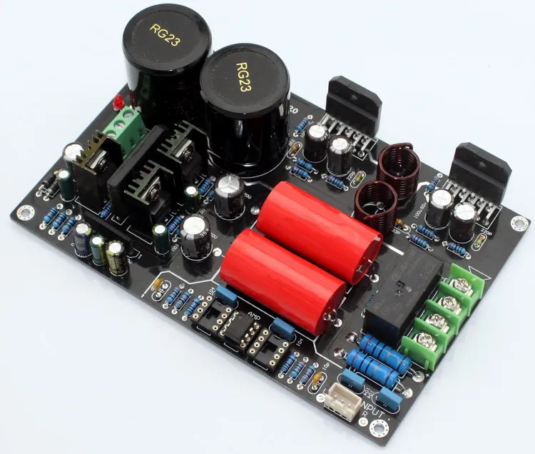 

68W + 68W LM3886 + NE5532 Amplifier Stereo UPC1237 Speaker Protection 2.0 Channel Hifi Amplifier CG Edition