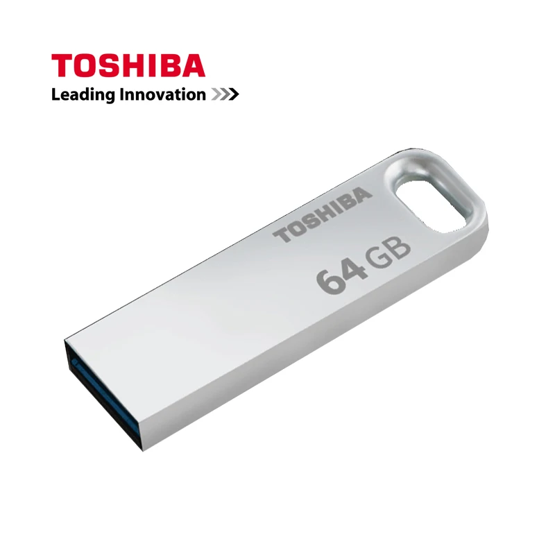 Новинка, USB флеш-накопитель TOSHIBA, 128 ГБ, 64 ГБ, 32 ГБ, флеш-накопитель, флешка, водонепроницаемый металлический серебристый u-диск, Memoria cel, usb флешка, подарок U363