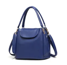 Neue frauen qualität leder casual handtaschen damenmode marke designer umhängetasche 8 farben eimer kupplungen