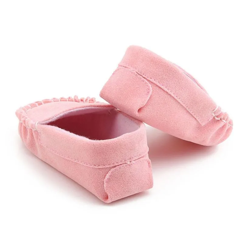 Обувь для новорожденных мальчиков и девочек; обувь для малышей; мокасины из искусственной кожи; обувь для малышей
