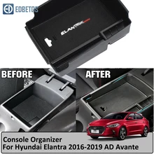 Подлокотник коробка для хранения для hyundai Elantra Avante AD центральная консоль ящик для перчаток держатель Чехол Органайзер для автомобиля