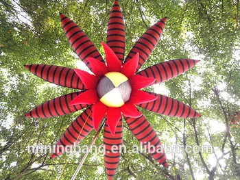 

Free shipping 2m diameter giant inflatable flower decoration