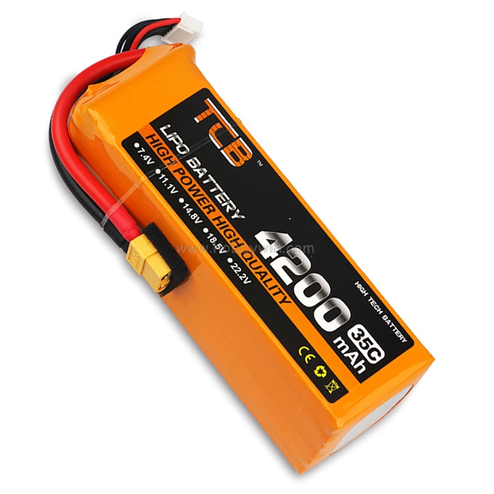 

22.2V 6S 4200mAh 35C LiPO Battery XT60-plug discharge Burst 50C RC model Lipolymer power pack