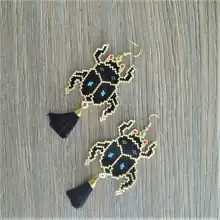 Go2boho массивные серьги для женщин MIYUKI серьги Beetle большие серьги с кисточками ювелирные изделия Новинка Oorbellen подарок ручной работы