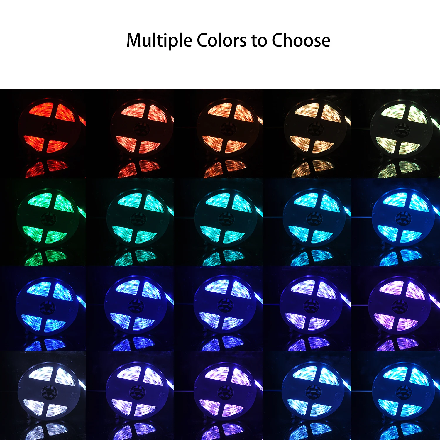 300 LEDs IP65 10 m Fita Preta