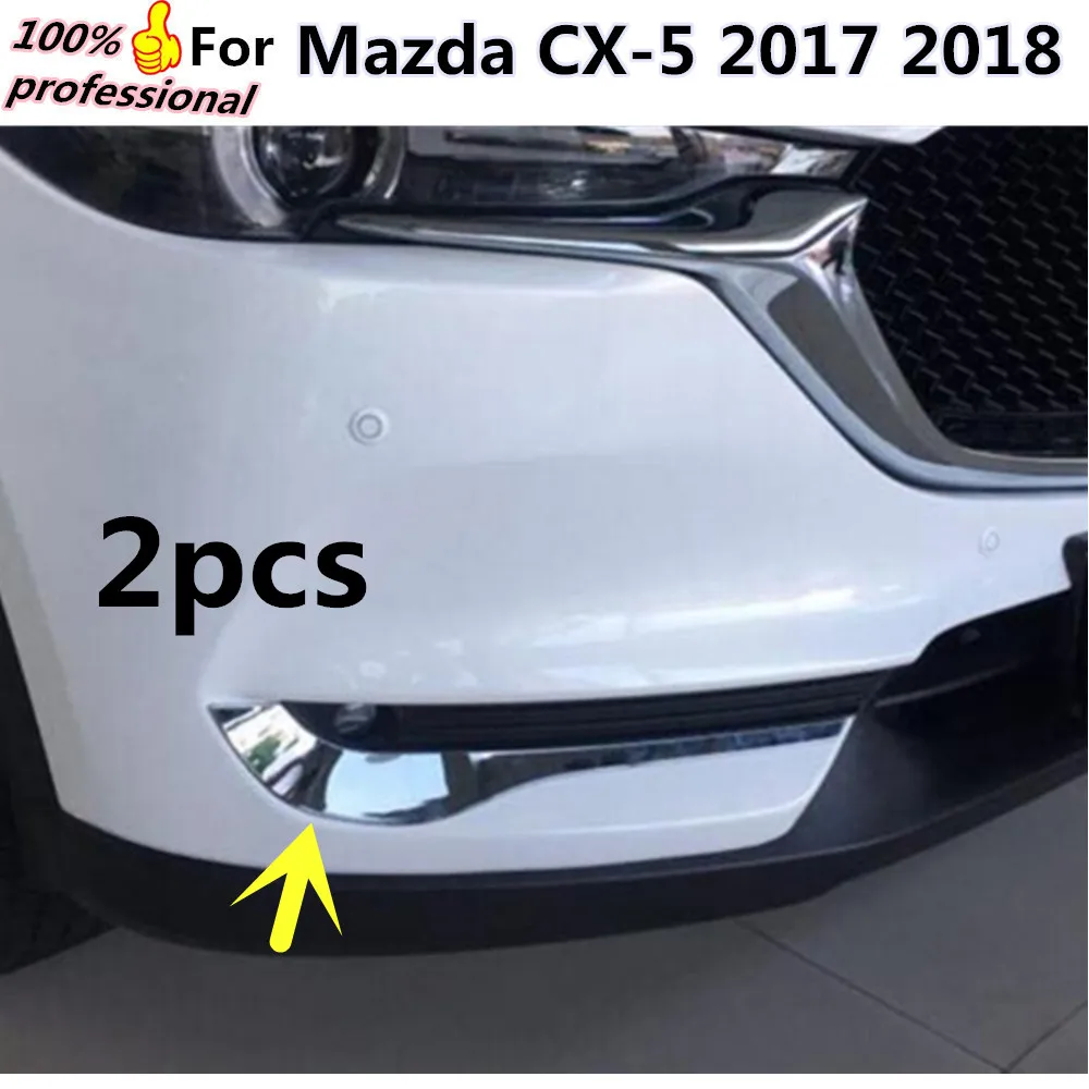 Car body ABS Chrome cover trim front head fog light hoods font b lamp b font