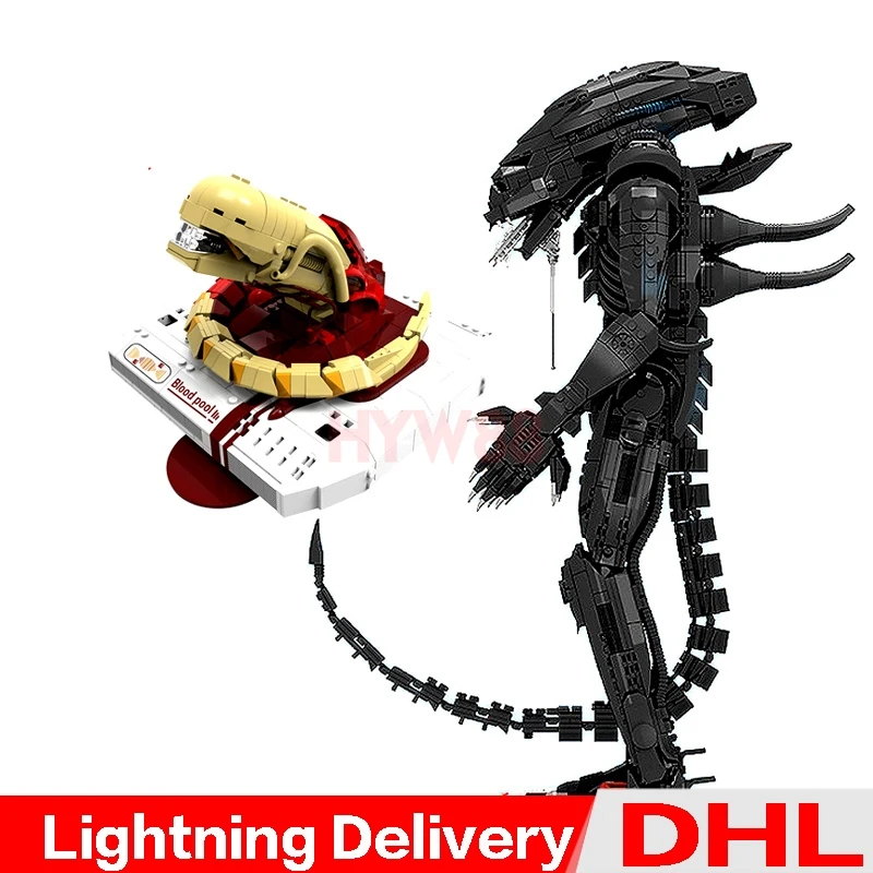 

In Stock XingBao 04001 04002 Genuine Creative Movie Alien Robot children Building Blocks Bricks lepining Toys Model Clone LP
