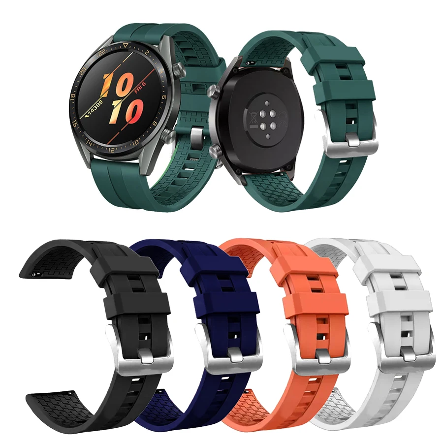 Для Huami Amazfit GTR 47 мм силиконовый ремешок для часов Huawei Watch GT Stratos 2 браслет |