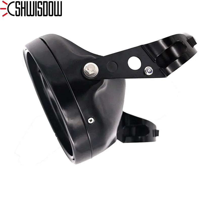 

7 Inch Refit Round Motorcycle Headlight Brackets led headlight for FXWG FXST models