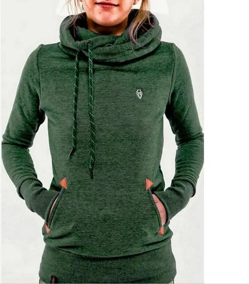  2019 Women Hoodies Sweatshirts Casual Long Sleeve Hooded Sweatshirt Women Coat Pullover 3.253