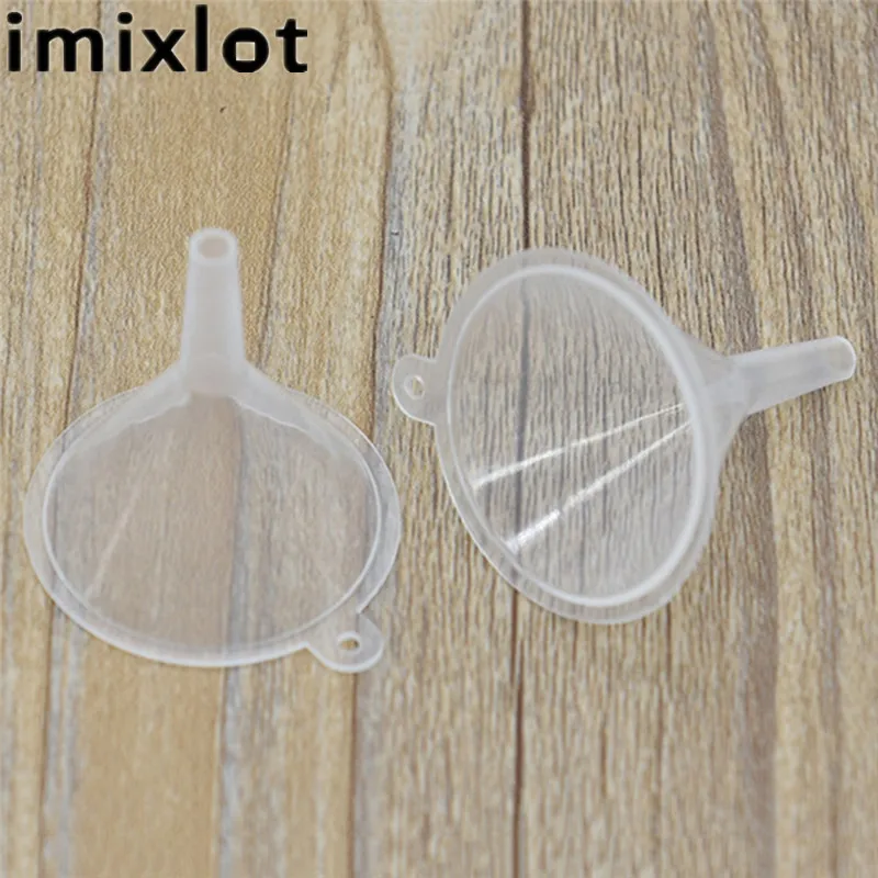 Imixlot 10 шт. пластиковые мини-воронки для домашней кухни креативная Бытовая жидкая портативная Воронка удобное хранение