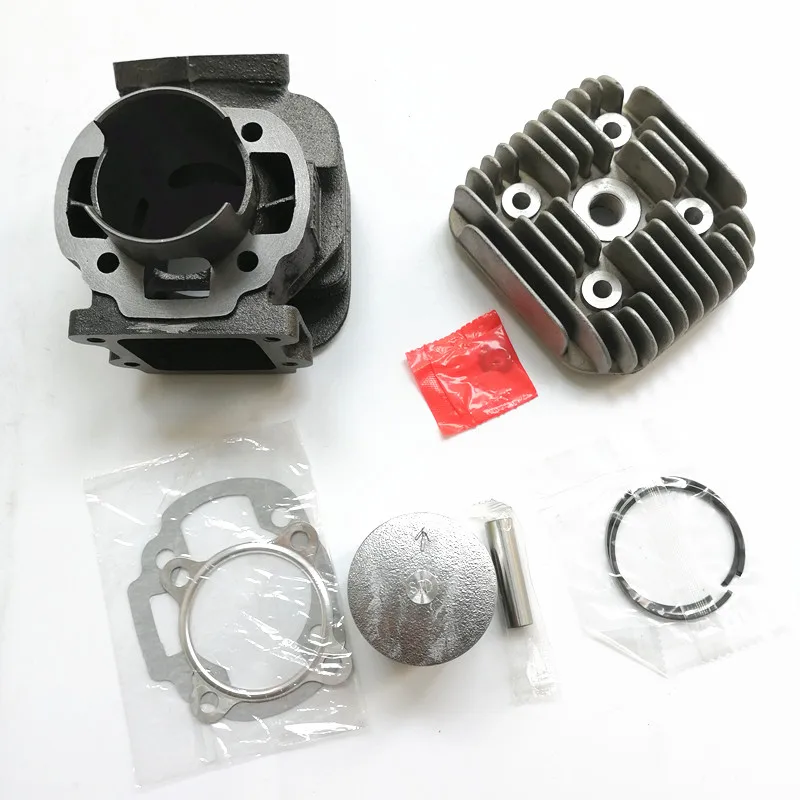 Комплект цилиндров 70cc с головкой набор поршней 47 мм для YAMAHA Booster Stunt Bws50 BWS 70 Zuma 50 2T 99