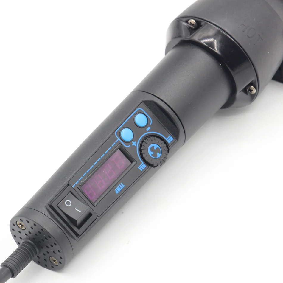  RIESBA 8858LCD 220V /110V EU/US 650W LCD Adjustable Electronic Heat Hot Air Gun Desoldering Solderi