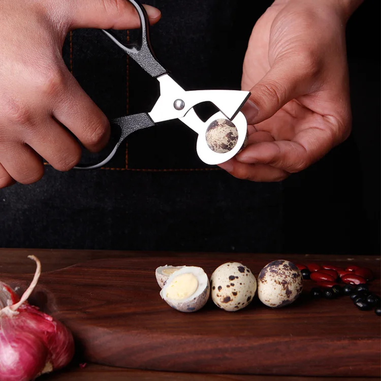 Stainless Steel Scissors Egg Scissors Cigar Trick Egg Bird Egg Kitchen