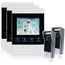 Homefong 4 LCD Video font b Door b font Phone Doorphone Monitor Home Security Digital font