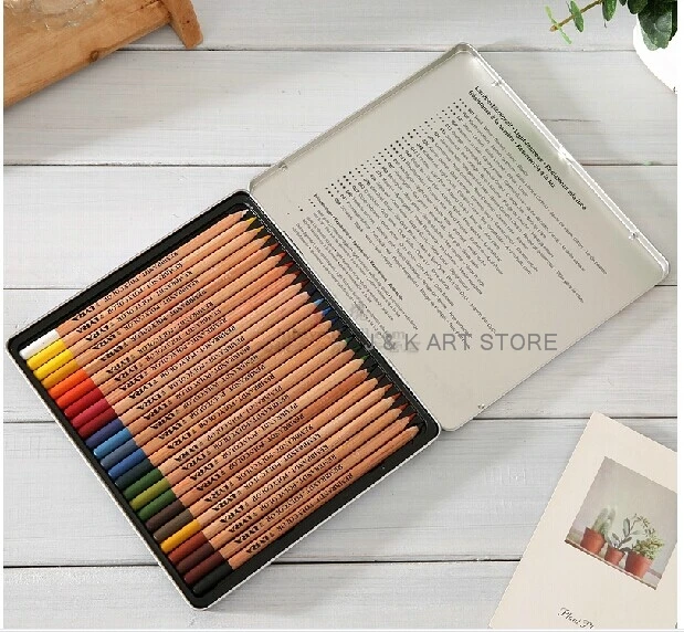 24 Colors High Quality Lyra Rembrandt Polycolor Premium Oil Based Colored Pencils Iron Box Packed Colored Pencil Set Box Coin Set Mugsset Dress Aliexpress