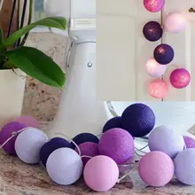 10 ватных шариков светодиодный светильник s батарея диаметр 6 см гирлянда ватный шар светильник цепочка Guirlande Lumineuse Рождественский светильник s