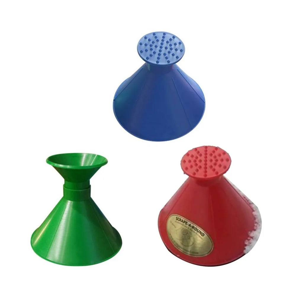 

Durable Ice Scraper And Snow Shovel Tools For Automobile Glass Scraper Round Windshield Ice Scrapers