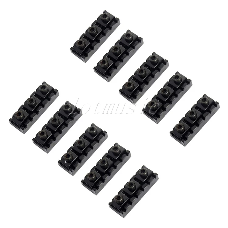 10 шт. черные гайки для гитары 42 мм|guitar parts|floyd rose bridgeguitar locking nut |