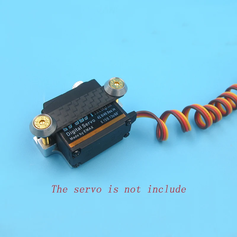 

1Set CNC Mini-mono Emax 3104 3154 Servo Quick Release Base Steering Gear Mount Bracket for RC Model Servo Width 12.5-28mm Parts