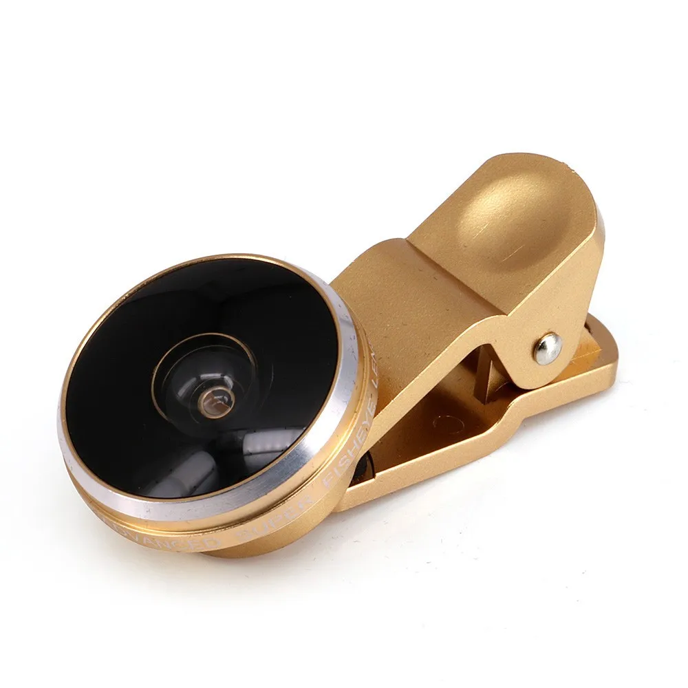 

Universal 235 degrees Fish eye camera lens for mobile phone iphone samsung with clip fisheye lenses for iphone 7 6s plus 5s/4s