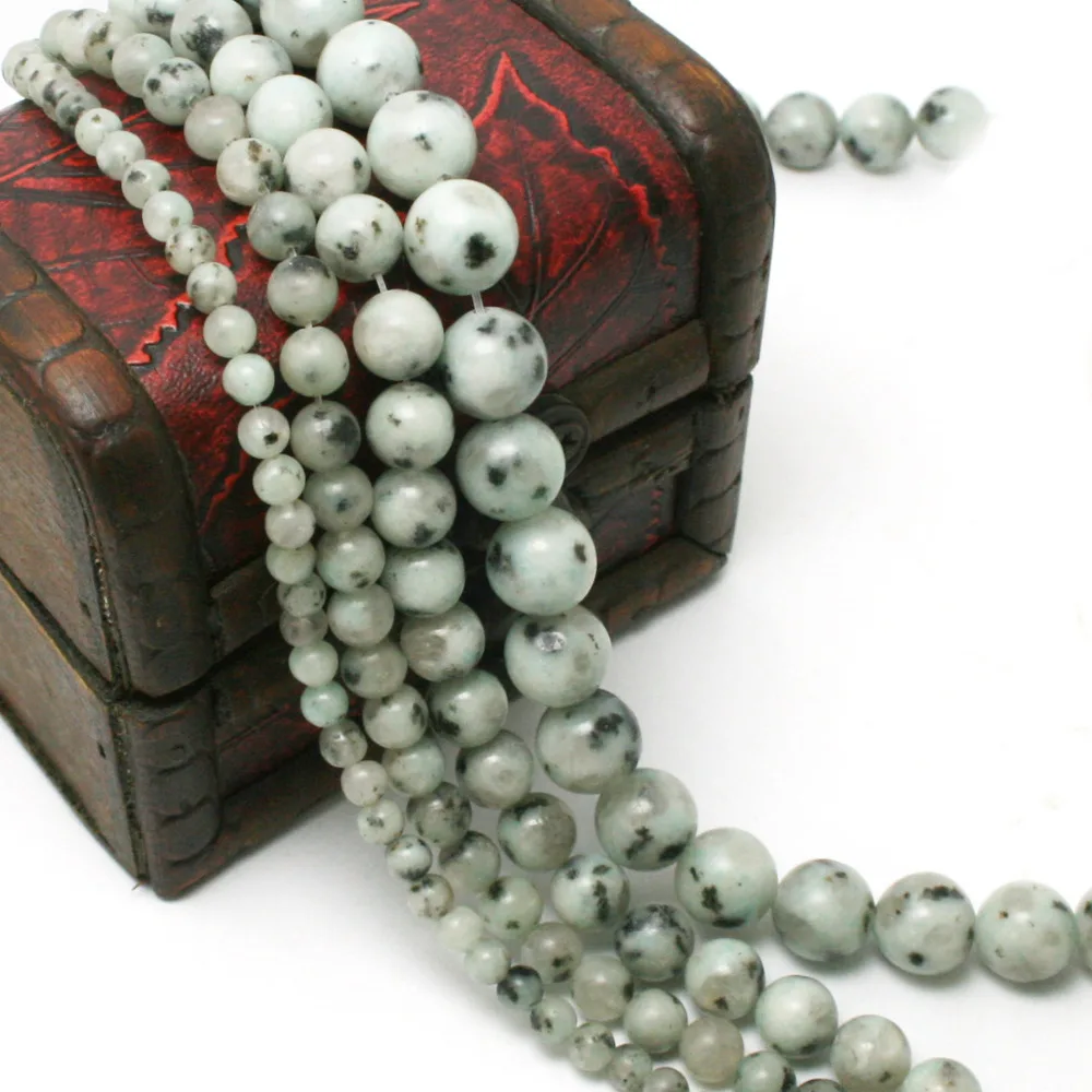 Buy Natural Stone Round Blue Stone Beads For Jewelry