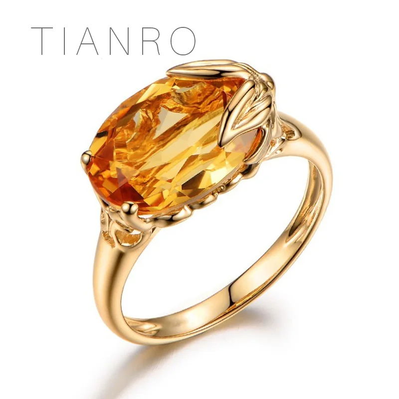 TIANRO AliExpress хит продаж Европейское и американское кольцо из камня обручальное