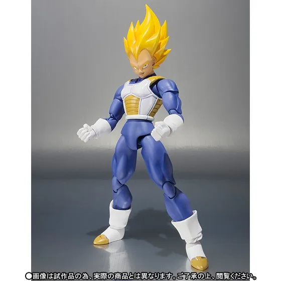 PrettyAngel-Подлинная фигурка Bandai Tamashii Nations S. H. Figuarts Dragon Ball Z Super Saiyan Vegeta Premium color Edition