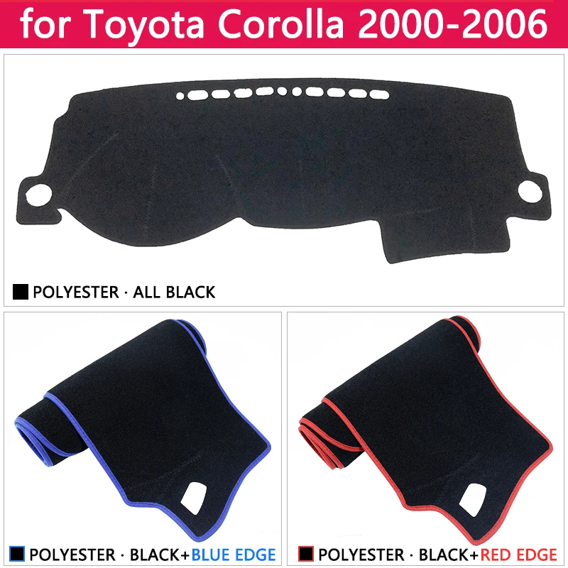 Для Toyota Corolla E120 E130 2000~ 2006 Противоскользящий коврик на приборную панель солнцезащитный коврик для панели автомобильные аксессуары 120 130 2005