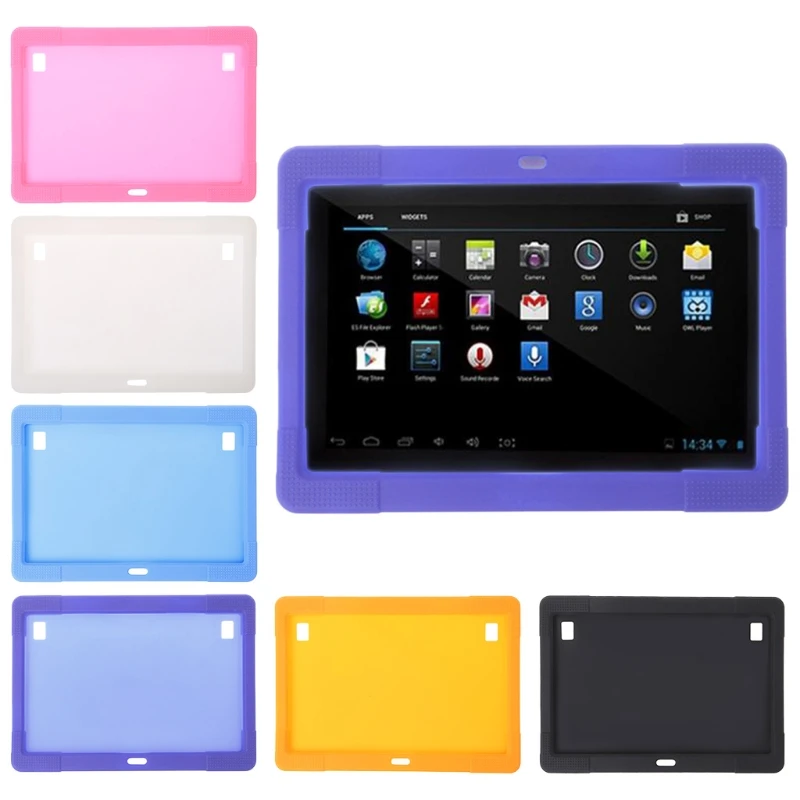 10 1 дюймовый силиконовый чехол для планшета Tab MTK8752 K107 S107 MTK6592 планшет|Чехлы
