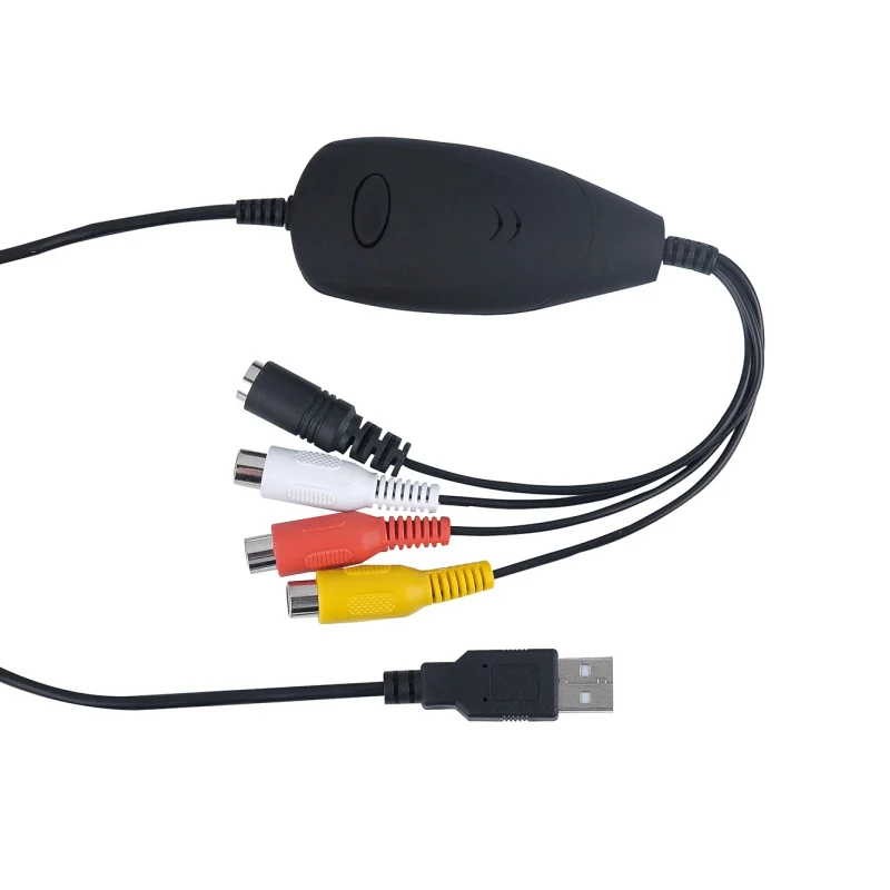 USB 2,0 UVC Аудио Видео граббер захвата аналоговый преобразователь видео из VHS, видеомагнитофон, видеокамера, DVD, для Windows 7 8 для Win10