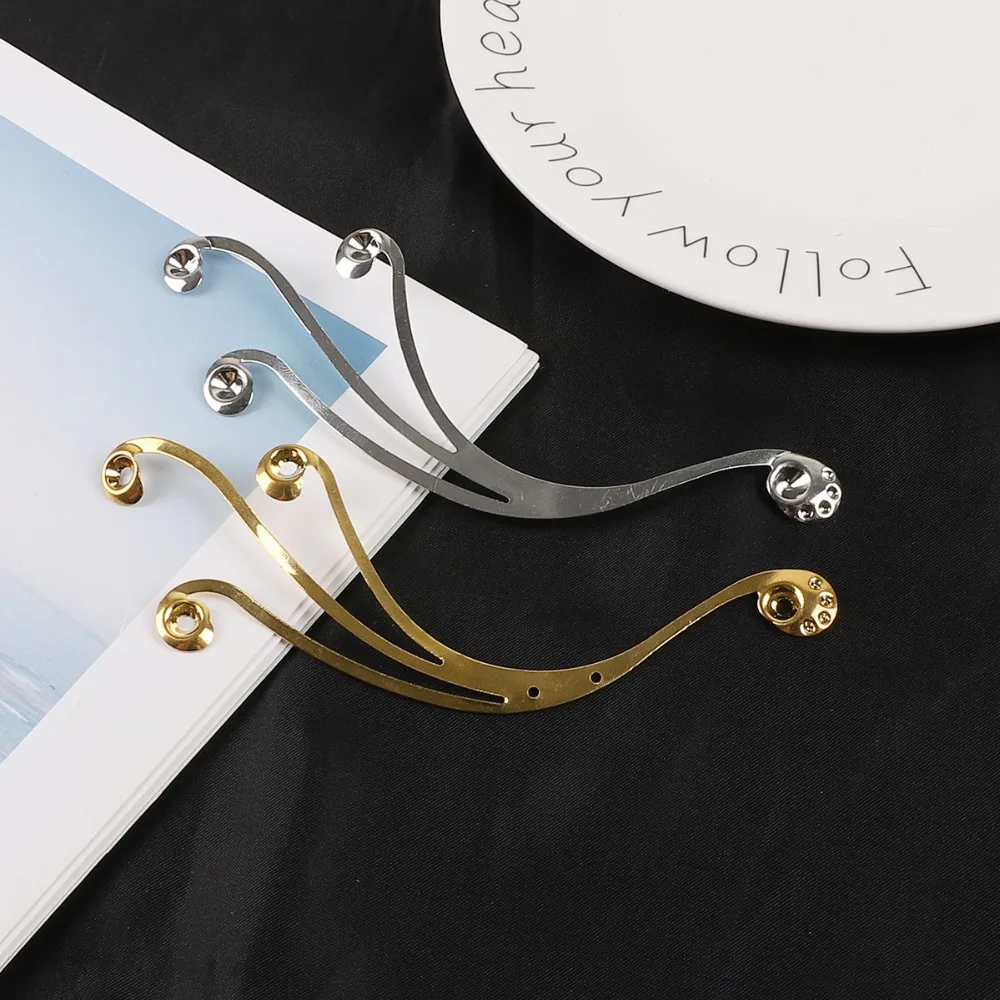 

2pcs Gold/Rhodium Plated Tone Filigree Feather Connectors Iron Crafts For DIY Jewelry Making Findings Charms Pendant