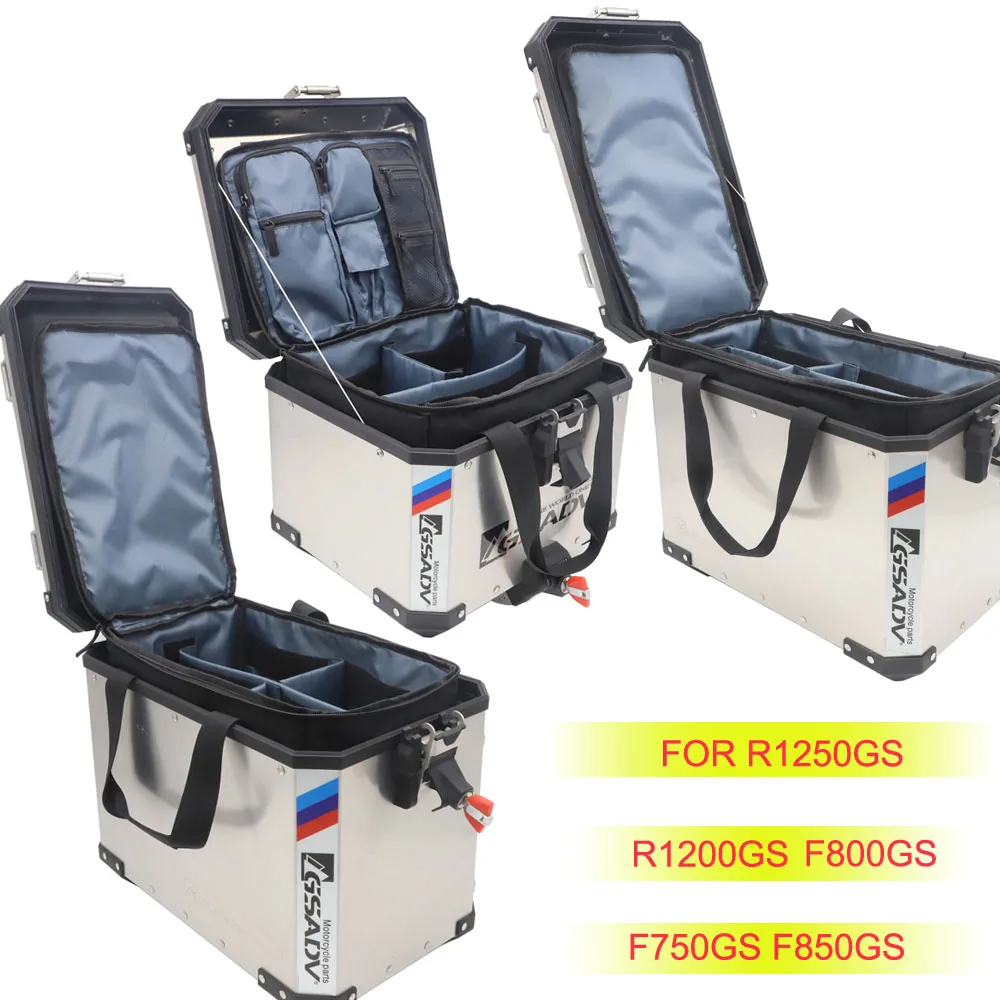 

For BMW F800GS F850GS F750GS ADV Motorcycle bag luggage bags expandable Inner Bags For BMW R1200GS R1250GS Saddlebag Inner Bag