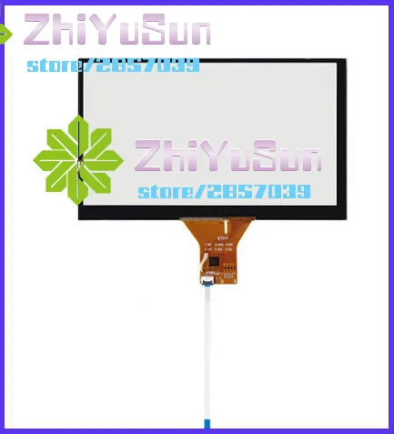 

ZhiYuSun Wholesale 2PCS/lot 165*99 165mm*99mm 7inch 4 line touch panel Sensor glass Compabible GT911 For CAR DVD