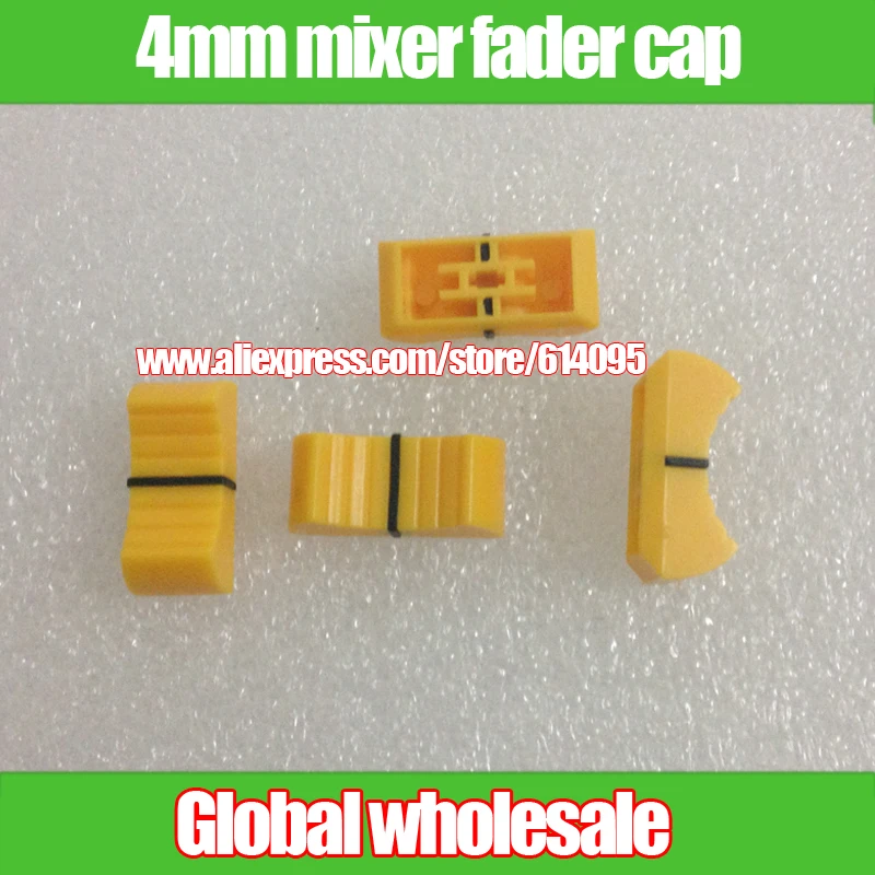 10 шт. желтая крышка для миксера|knob cap|potentiometer faderfader cap |