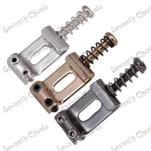 6 шт. винтажный гитарный мост струнные седла для электрического моста/хром и черный на выбор