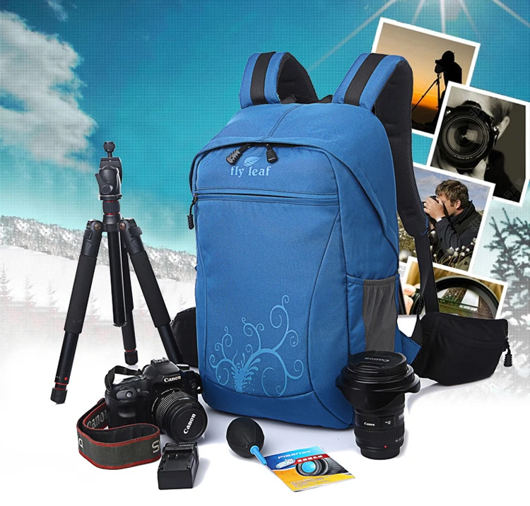 Fly-Leaf камера сумка рюкзак Противоугонная камера сумка с 15 ''ноутбук Емкость для DSLR SLR камеры