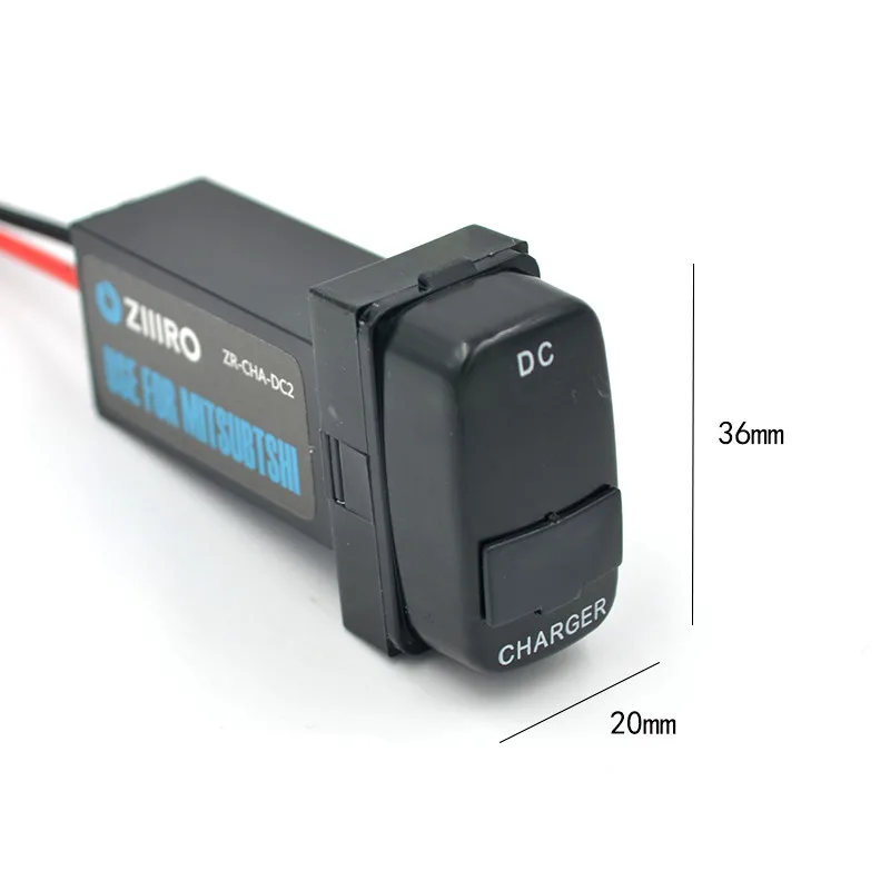 Ihens5 автомобильное USB зарядное устройство интерфейс Вольтметр для розетки адаптер напряжения дисплей для Mitsubishi ASX Lancer для Outlander, pajero an An