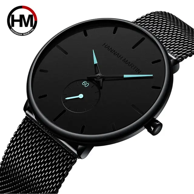 Dropship Fashion Simple Design Waterproof Stainless Steel Mesh Small Dial Men Watches Top Brand luxury Quartz relogio masculino 1