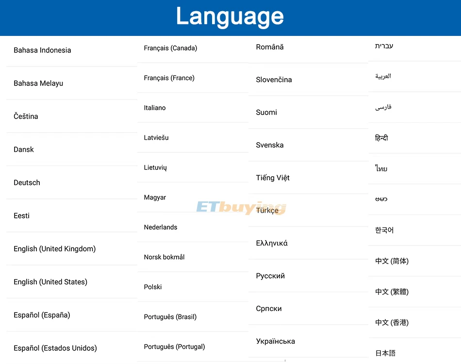 Nubia z17 mini language