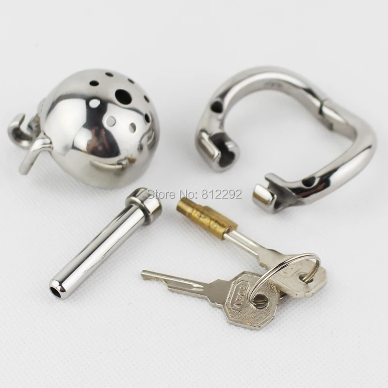 Нержавеющая сталь Stealth Lock мужское устройство целомудрия клетка на член с