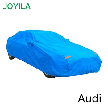 

Joyila waterproof black car covers outdoor sun protection dust snow proof cover for for audi a3 a4 a5 a6 a7 a8 q3 q5 q7