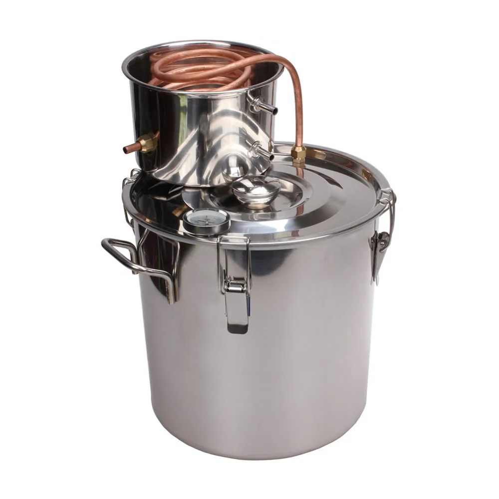 

30L Barware Brewing Machine Stainless Steel Bar Set Wine Making Boiler Alcohol Brew Wine Distiller Home Wine Making Machine