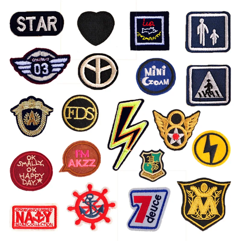 1 PCS Patch Decoration Stickers for Clothes Free Shipping Cloth Patches