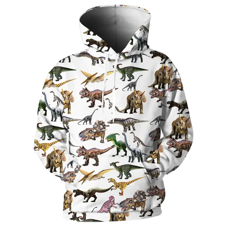 Cloudstyle Jurassic Hoodies Fashion New Sweatshirt Dinosaur