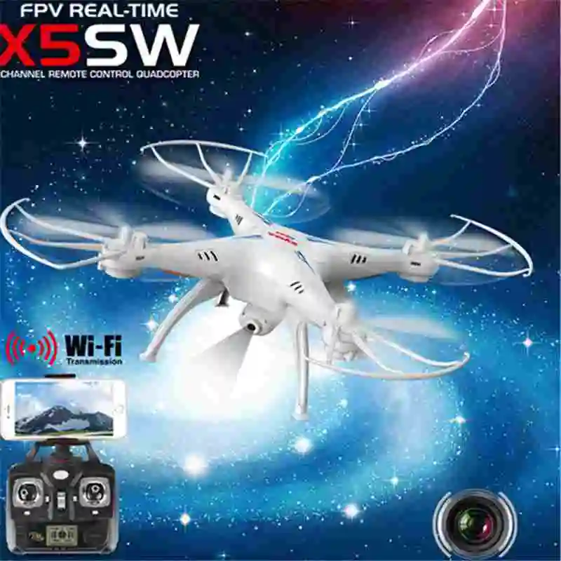 

Original Syma X5SW Explorers 2 Wifi FPV 2.4G 6-Axis Real Time RC Quadcopter 2.0MP Camera RTF