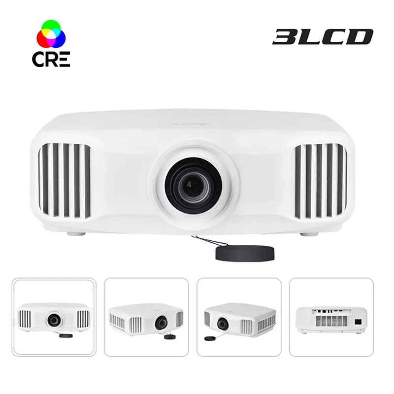 3 светодиодный+ 3lcd 4k Smart(3 ГБ+ 16 Гб) Android wifi FULL HD 1080P Портативный светодиодный мини-проектор 1920x1080 видео для смартфона Iphone