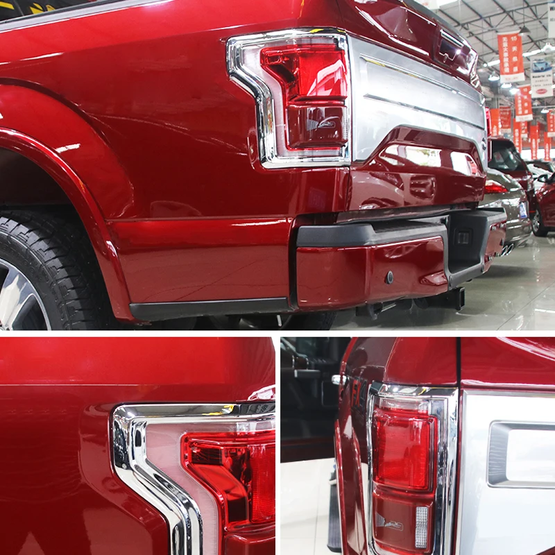 Us 47 63 19 Off For Ford F 150 2015 2019 Rear Taillight Cover Trim Bezel Garnish Surround Car Styling In Interior Mouldings From Automobiles